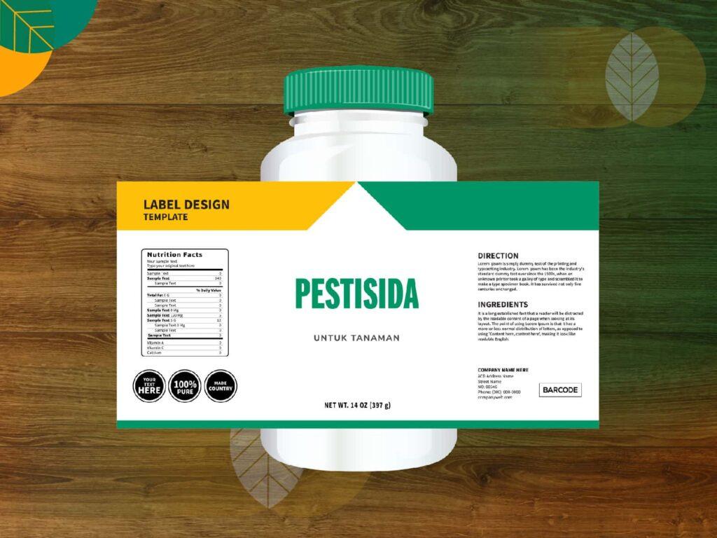 label pestisida